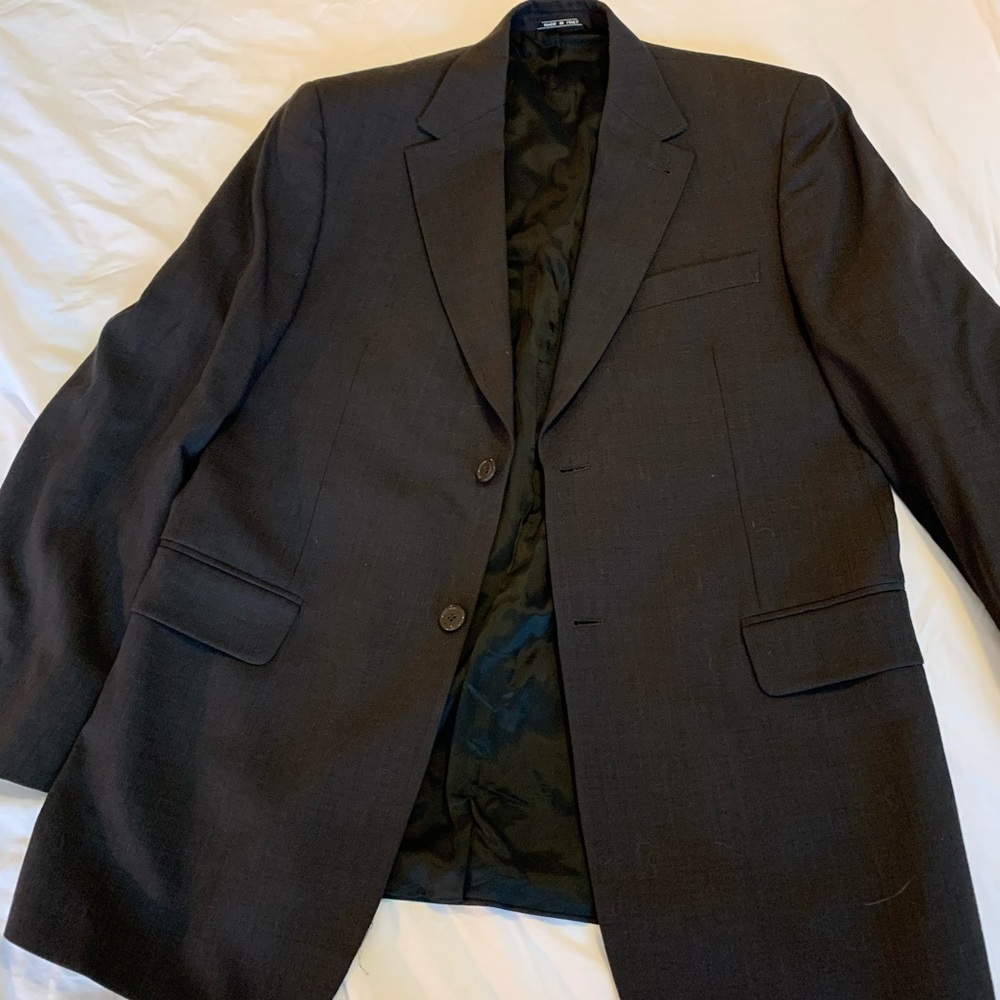 Hand-Stitched Black Italian Blazer